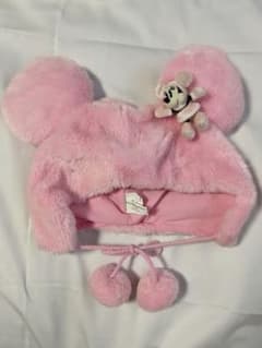 ディズニー ミニーファンキャップ ピンク ラメ - メルカリ