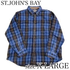 00s✨ ST JOHN'S BAY セントジョンズベイ ヘビネル 青 XL - メルカリ