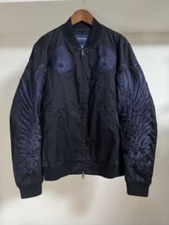 名作 ミハラヤスヒロ ブルゾン スカジャン MA-1 刺繍 不死鳥 - メルカリ