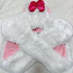 ディズニー マフラーファンキャップ ミニー ピンク 紫 ファン