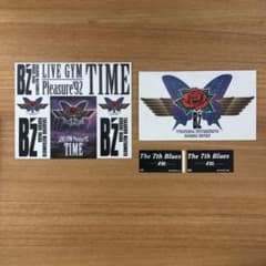 B'z LIVE-GYM Pleasure'92 TIME ステッカー - メルカリ
