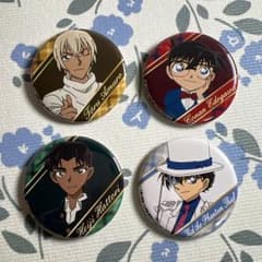 名探偵コナン ヴィレッジヴァンガード バレンタイン 缶バッジ 4点