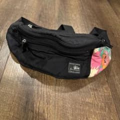 PORTER × Stüssy ウエストバッグ ブラック ボディバッグ 別注 - メルカリ