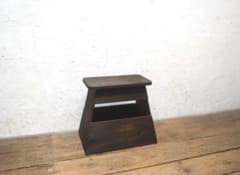 1439 ビンテージ レトロな踏み台 展示台 花台 ガーデン 古家具 古道具