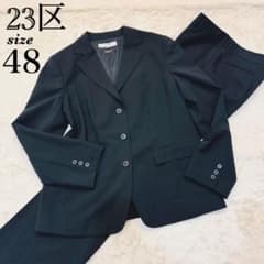 希少・美品】 23区 COLOMBO スーツ パンツ セット 大きい ブラック