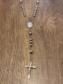 D&G 十字架 ロザリオ クロス マリア シルバー 925 - メルカリ