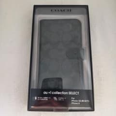 Aa25）COACH手帳型ケース iPhone SE/8/7用 ブラック - メルカリ