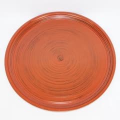 平安象彦 根来塗 特大丸盆 径45㎝ 共布 栞 - メルカリ