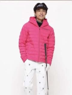 パーリーゲイツ 中綿 ジャケット ブルゾン ジャンバー ピンク☆5