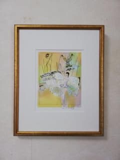 アート686 「サーカス 1」 チェコのリトグラフ(石版画) インテリア