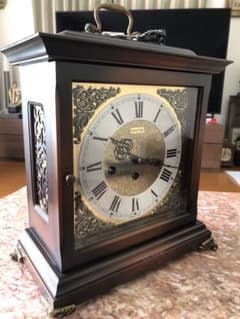 ドイツ MAUTHE社 マウテ社 ゼンマイ式置時計 機械式置時計 8日間連続