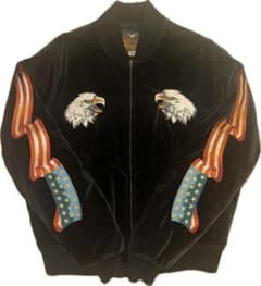 90's Harley-Davidson ベロアジャケット 別珍 - メルカリ