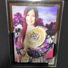 イヨ・スカイ WWE マリーゴールド サイン入りポートレート写真フレーム