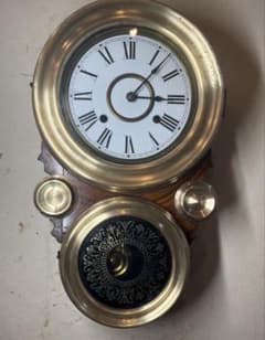 精工舎 だるま時計 柱時計 古時計 振り子時計 ゼンマイ ボンボン