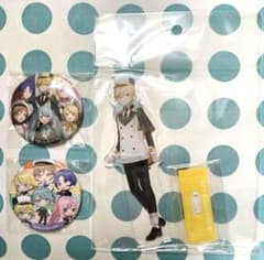 新品】初音ミク 缶バッジ 特典 ヴィラフォンテーヌ 羽田 鏡音レン