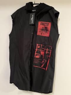 ラフシモンズ archive テロ期 02ss ノースリーブシャツパーカー 新品