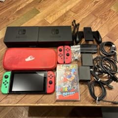 任天堂Switch本体・予備コントローラー2個・マリオオデッセイ他色々