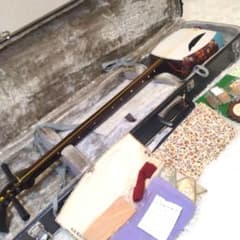 希少ブランド ✨ 美鈴屋 三味線 太棹 紫檀 丸打胴 ハードケース付き