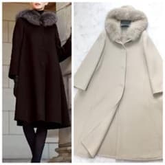 近年美品 定価63万円 FOXEY フォクシー カシミヤ100% コート - メルカリ