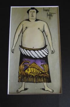 ベルナール・ビュッフェ、【LE JAPON-Sumo Rikishi】 - メルカリ
