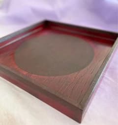 鈴木誠一郎作 紅布着尺一寸角膳33㌢ 会津塗り - メルカリ