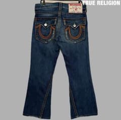 TRUE RELIGION JOEY BIG T 極太ステッチ デニム W32 - メルカリ