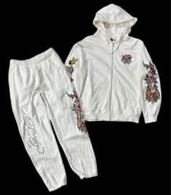 S*i様 XLARGE × EdHardy ラインストーン スウェット パーカー - メルカリ