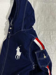 POLO R ポロ ラルフローレン ビッグポニー フード ジャケット ネイビー