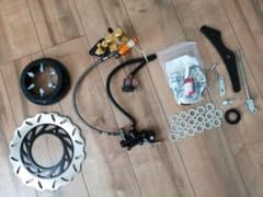 YBR125】リアブレーキディスク化キットABS付き※本文参照 - メルカリ