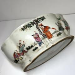 中国清時代 大清同治年製 粉彩大鉢 幅27.2㎝トヒチサ 東な7-1201⭐︎2F