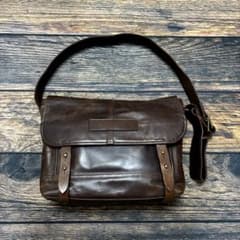 GANZO HORWEEN / leather messenger bag - メルカリ