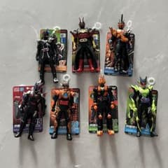 中国限定 仮面ライダー ソフビ フィギュア 7点セット 海外正規品