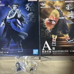 一番くじ 鬼滅の刃 雷の兄弟A賞 B賞 我妻善逸 獪岳 フィギュア F賞