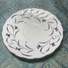 未使用】ナルミ☆NARUMI❣️ボーンチャイナ 皿 青い花柄の皿2枚セット