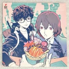 ペルソナ5 メメントスミッション 特典 ミニ色紙 主人公 明智吾郎