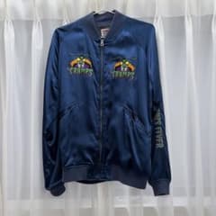 CRAMPS スカジャン ネイビー - メルカリ