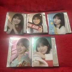 日向坂46 松田好花 卒業セレモニー購入特典 クリアカード 5種コンプ