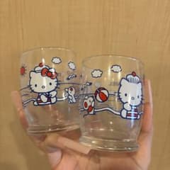 ハローキティ ダニエル グラス 2個セット レア - メルカリ