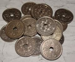 デンマーク硬貨【1クローネ 20枚(1992年)】 約20mm d - メルカリ