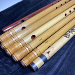 喜月銘等 竹製 横笛7点 約36.1〜46㎝ 東さ8-0110① - メルカリ
