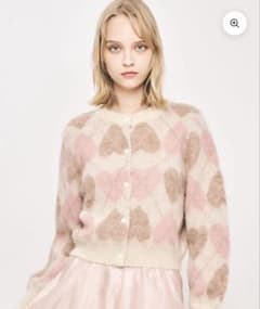 完売品】DEICY ハートアーガイルカーディガン【美品】 - メルカリ