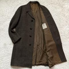 ☆希少 Lサイズ☆ ハリスツイード × Dunn&Co チェスターコート ロング