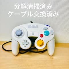 ゲームキューブコントローラー ホワイト GCコン 白 美品 - メルカリ