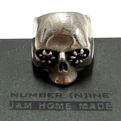 稀少 ナンバーナイン× JAMHOMEMADE スカルリング 21号 - メルカリ