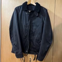 OAMC デッキジャケット ミリタリー ファー ボア ブラック ストリート