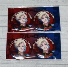 新品未使用 ブルーロック 伊勢丹 ミヒャエル・カイザー 缶バッジ 4点