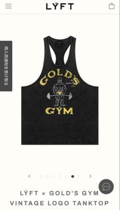 LYFT × GOLD'S GYM タンクトップ - メルカリ
