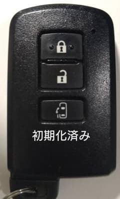 初期化済トヨタ純正スマートキー 基盤番号231451-0010新品電池付き①