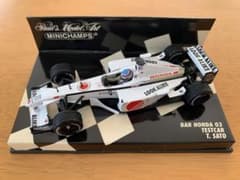 直筆サイン入り ミニチャンプス 佐藤琢磨 BAR 003 TEST CAR - メルカリ