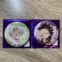 鬼滅の刃 ナンジャタウン 缶バッジ 不死川実弥・玄弥兄弟 セット